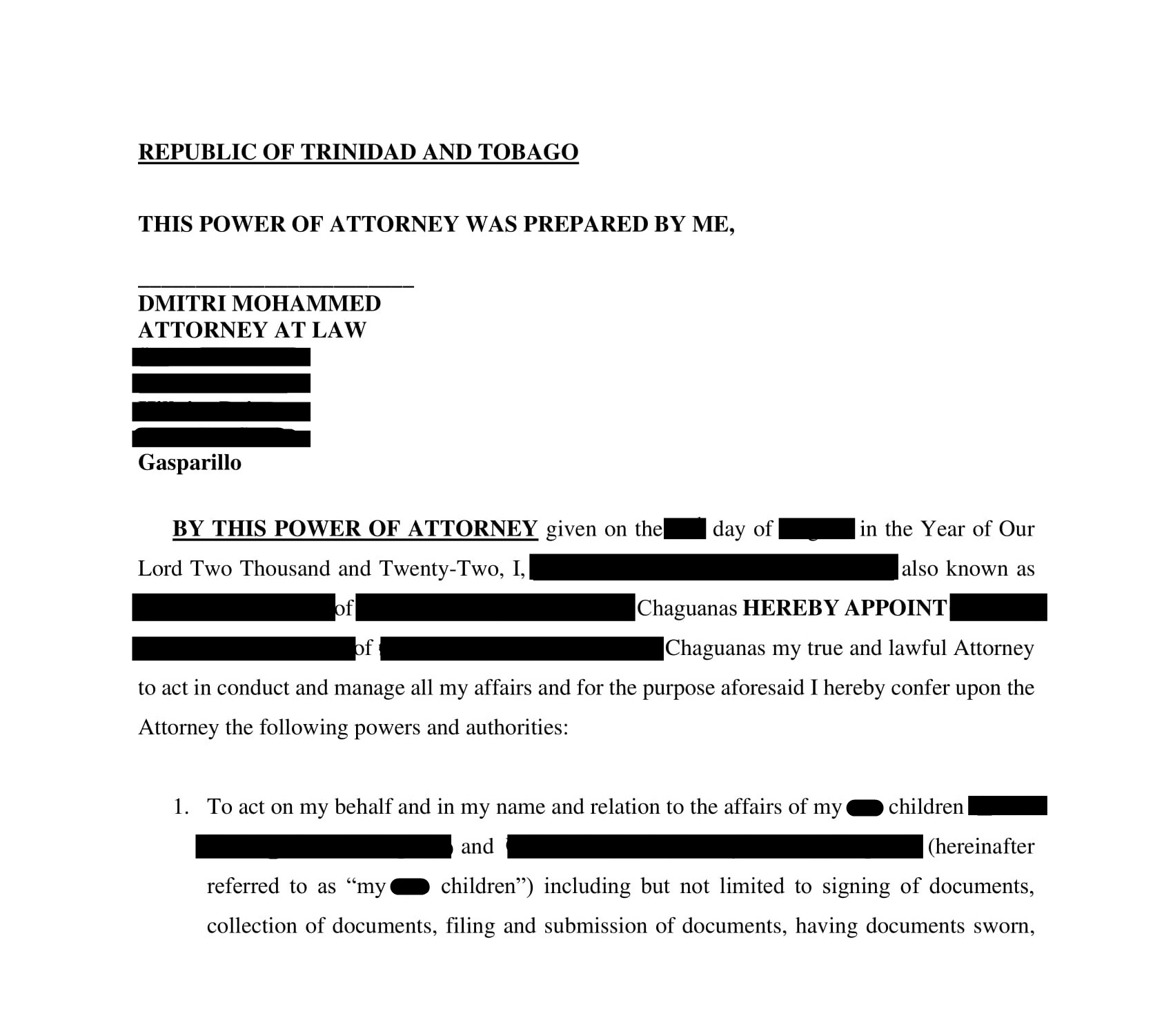 Power of Attorney-1 full view