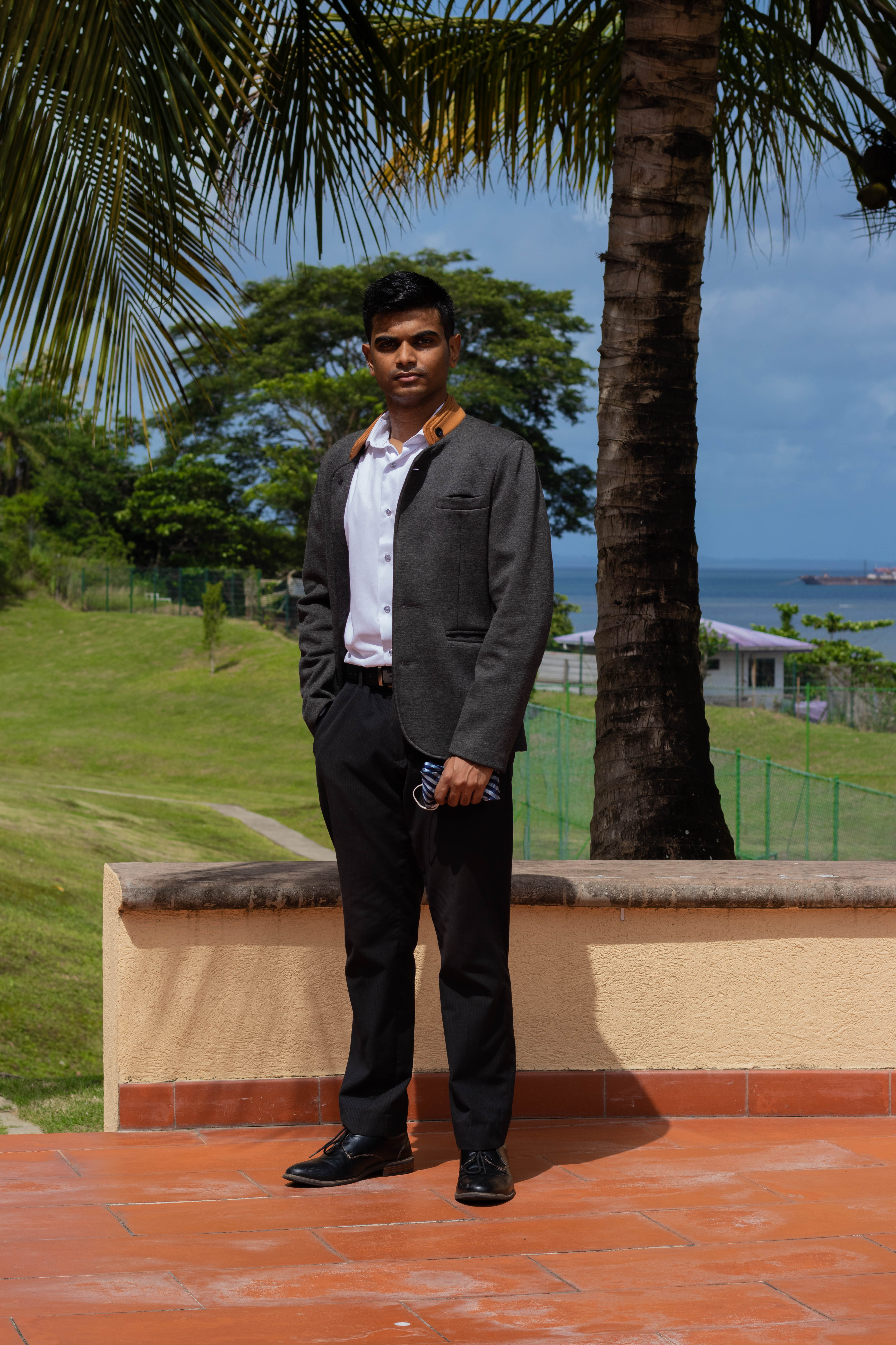 Dmitri Mohammed outside the Hall of Justice